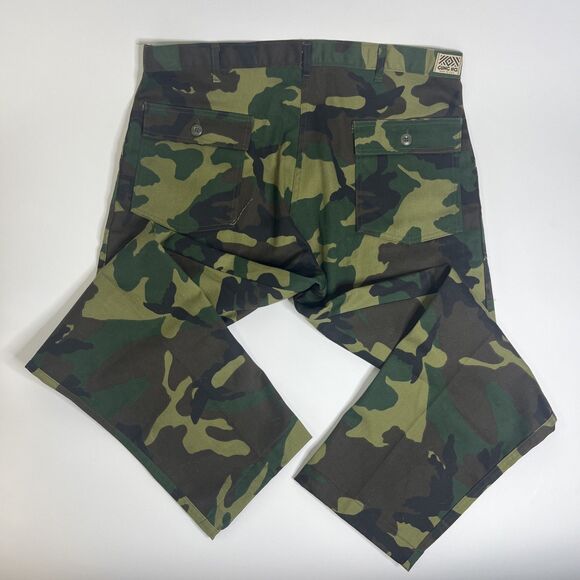 VTG Gung Ho Men’s 38x29.5 Woodland Camo Military Pants Made in USA Army - Picture 4 of 10